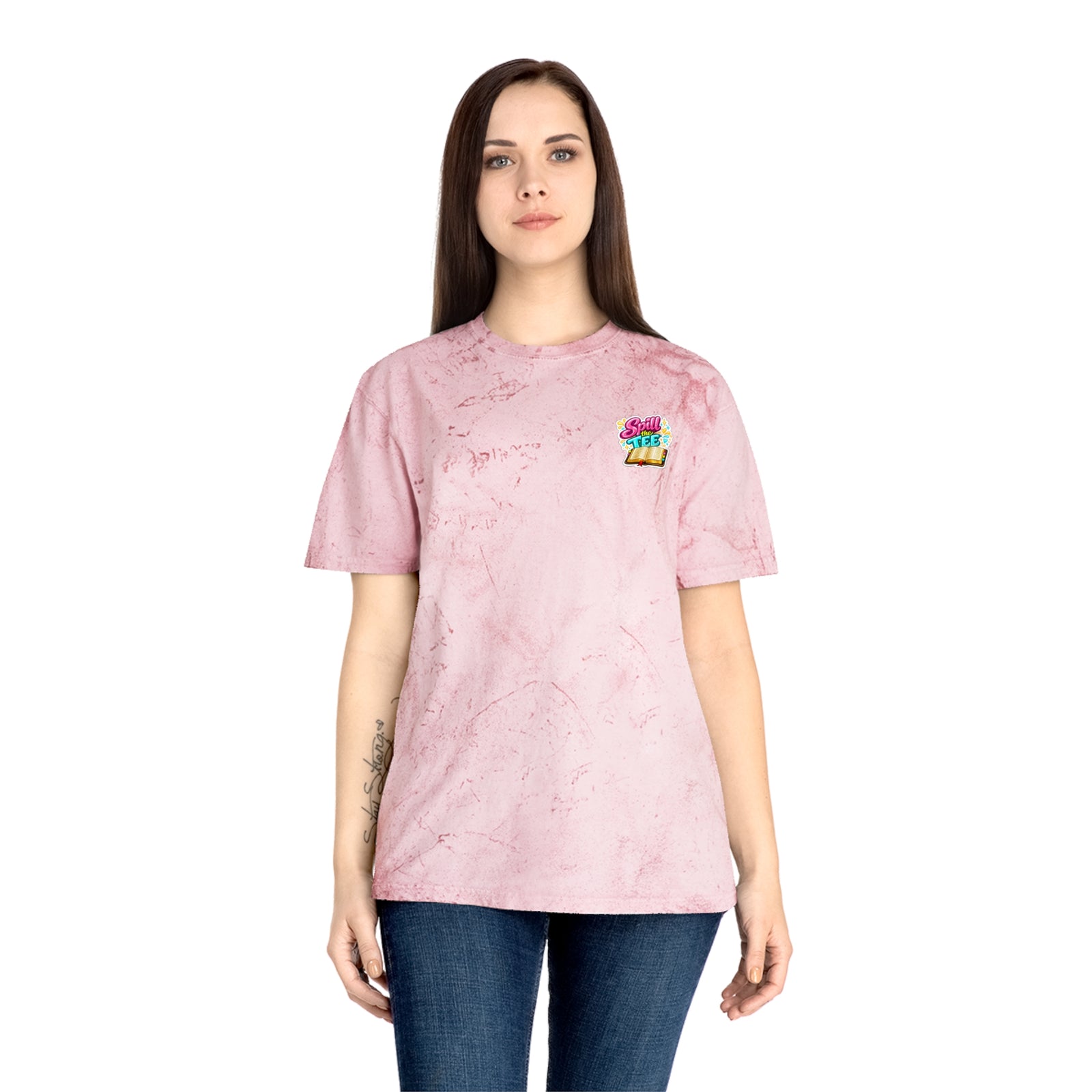 Faith Graphic T-Shirt — "I Hand God What I Cannot Handle" Color Burst Tee