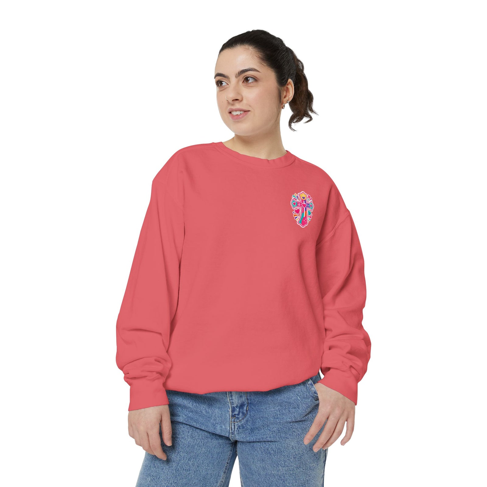 Worship Music Sweatshirt — "I Sing to Worship Music Loud in My Car" Crewneck