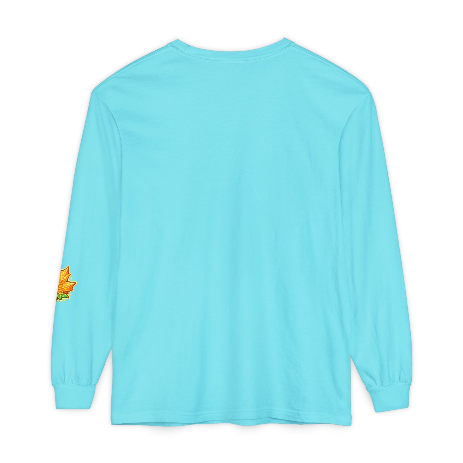 Autumn Pumpkin Bow Long Sleeve Tee