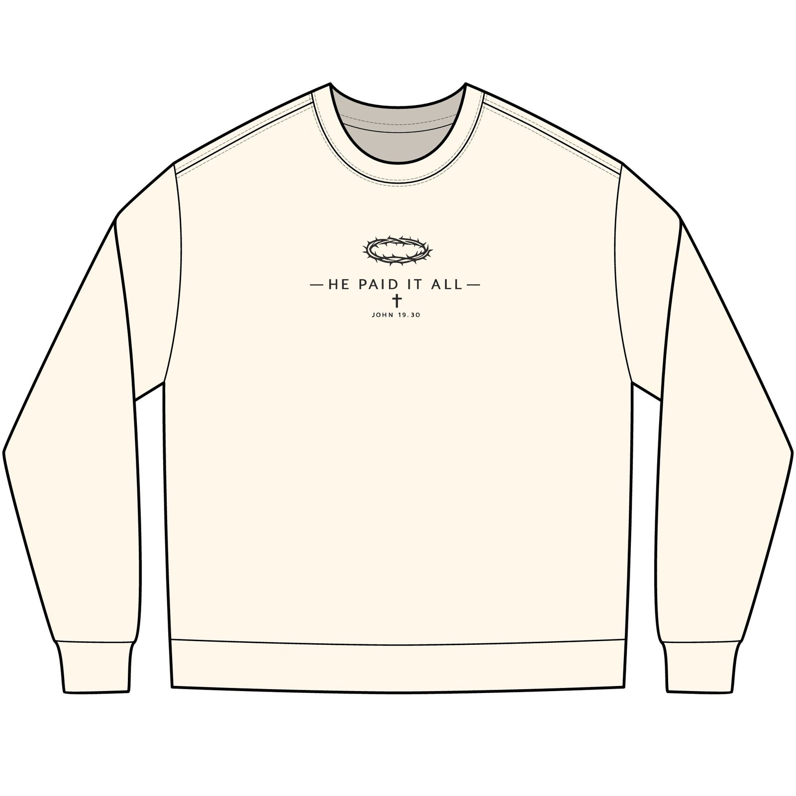 He Paid It All Long Sleeve Tee