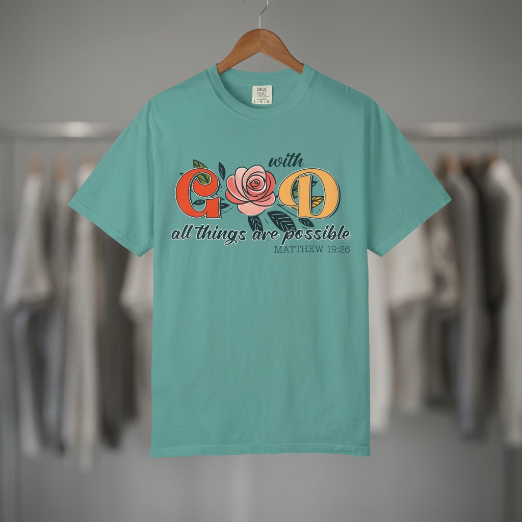 "With God All Things Are Possible" Graphic Tee