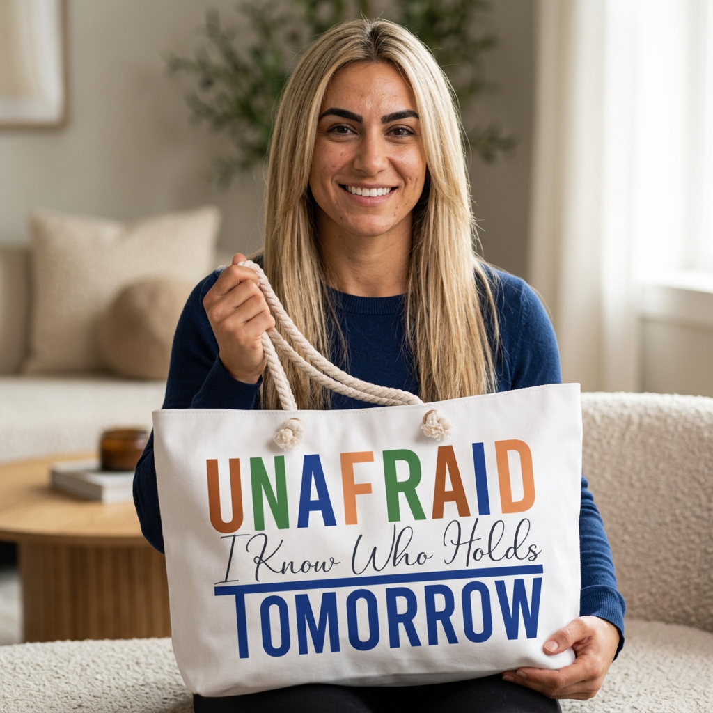 Unafraid "I Know Who Holds Tomorrow" Weekender Bag