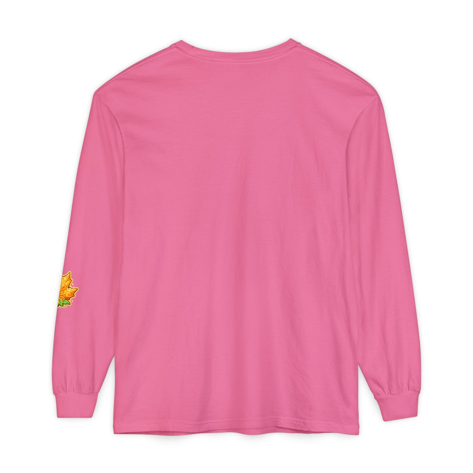 Autumn Pumpkin Bow Long Sleeve Tee