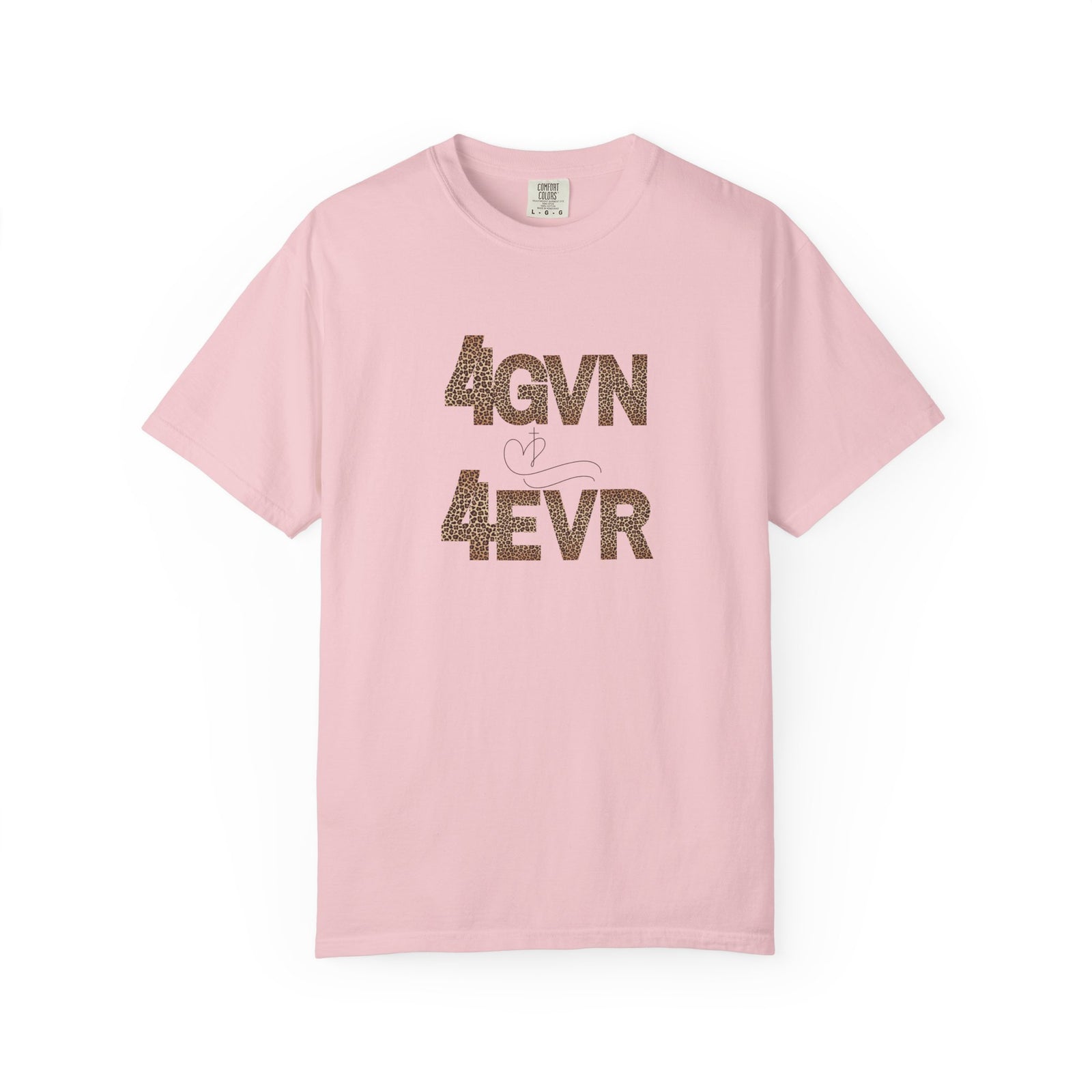 T-Shirt — 4GVN 4EVR Block Letter Graphic Tee