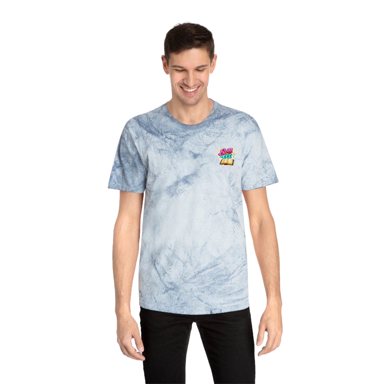 Faith Graphic T-Shirt — "I Hand God What I Cannot Handle" Color Burst Tee