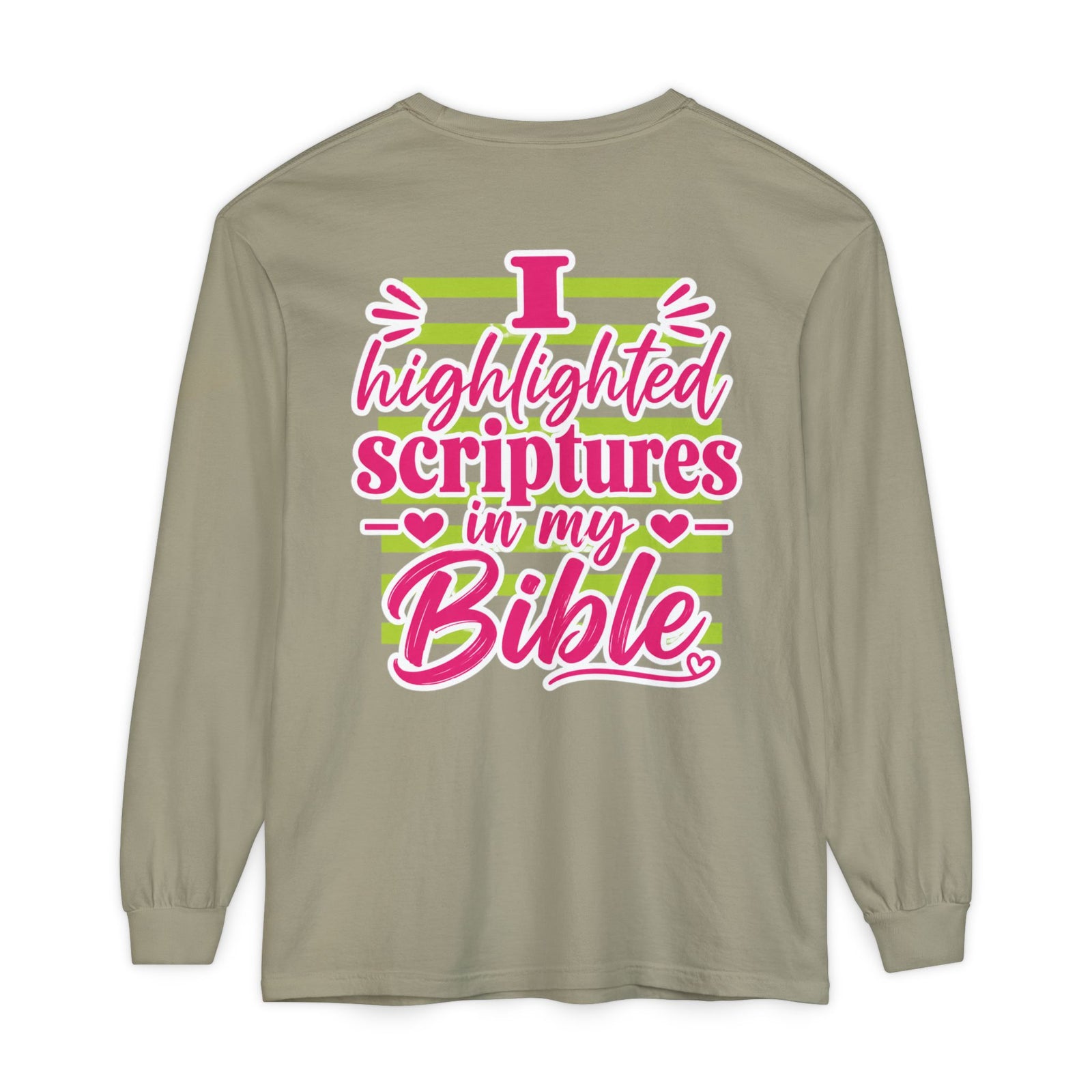 Unisex Garment-dyed Long Sleeve T-Shirt