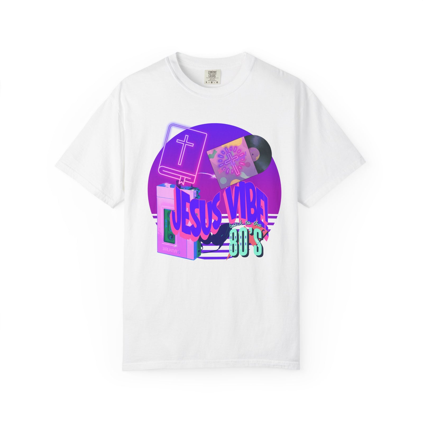 Jesus Vibe Tee — Retro Christian Graphic T-Shirt