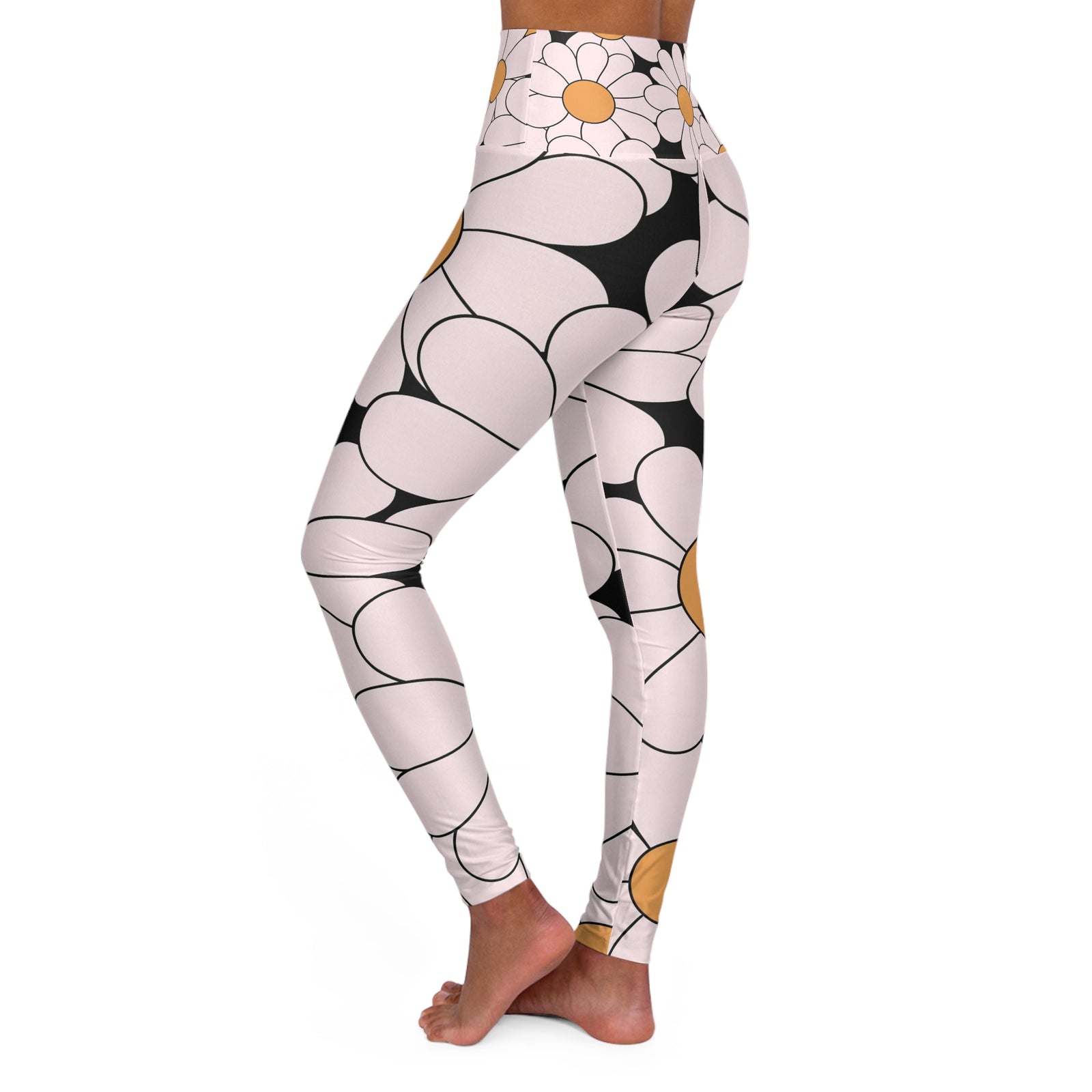 High Waisted Yoga Leggings (AOP)