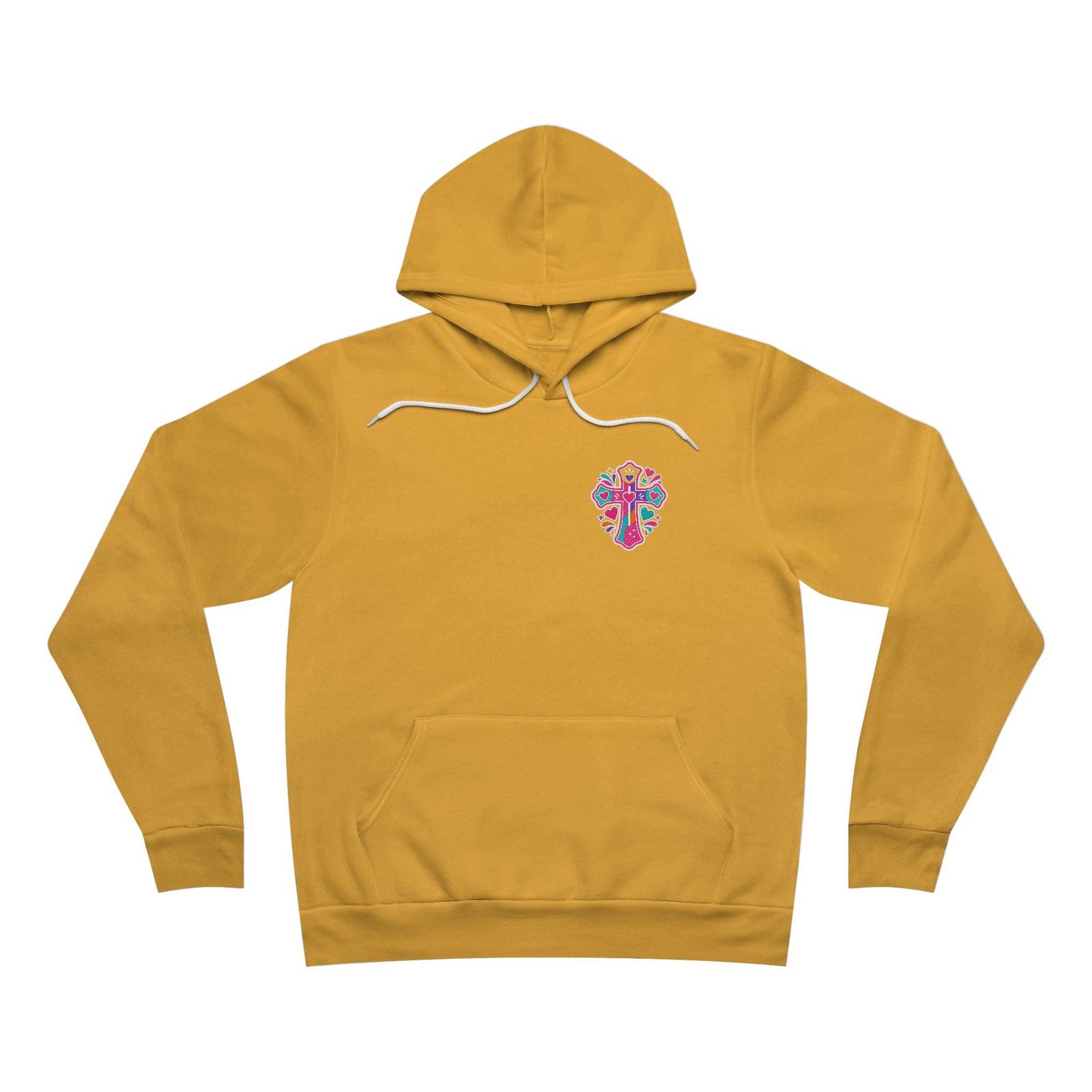 Church Praise Hoodie — "I'm the One on the Front Row at Church with My Hands Raised High" Pullover