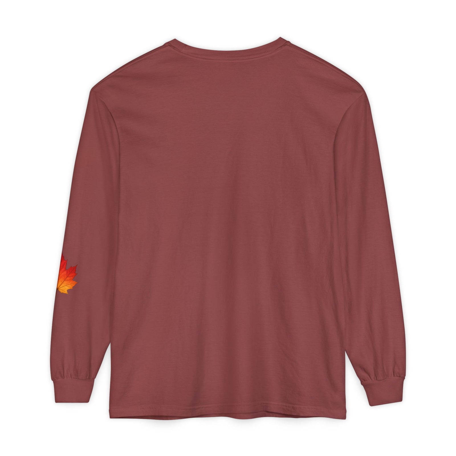 Halloween Pumpkin Long Sleeve Tee — Colorful Jack-O'-Lantern Graphic
