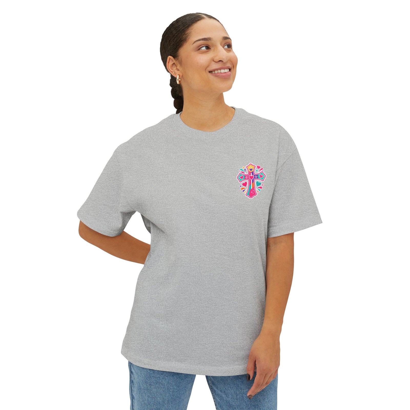 Church Praise T-Shirt — "I’m the One on the Front Row at Church" Colorful Worship Tee