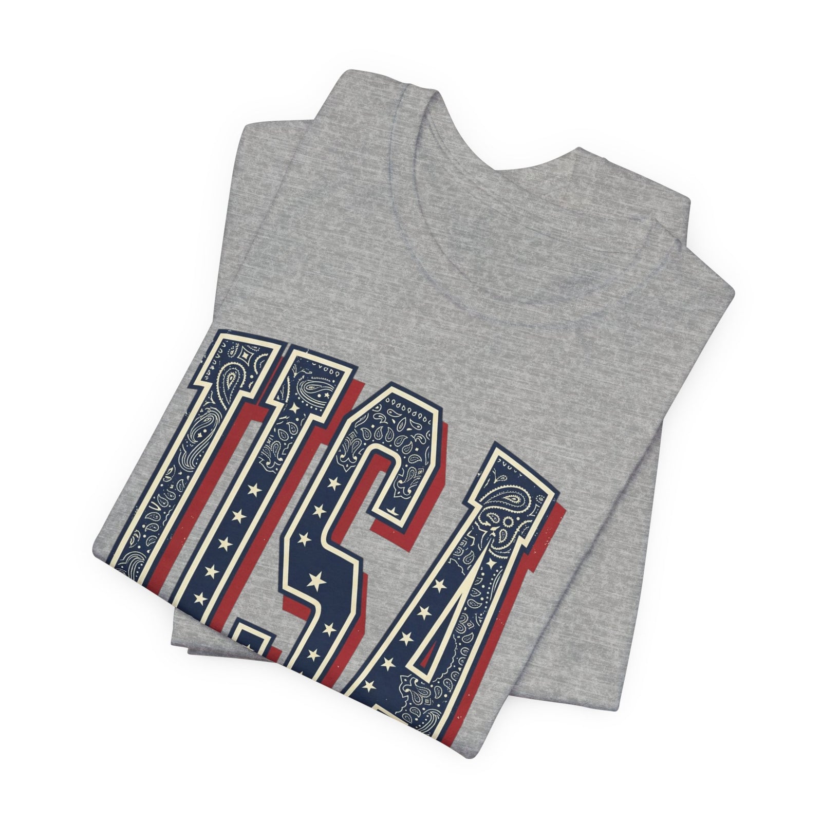 Vintage USA Graphic Tee | 4th of July Americana Stars & Stripes