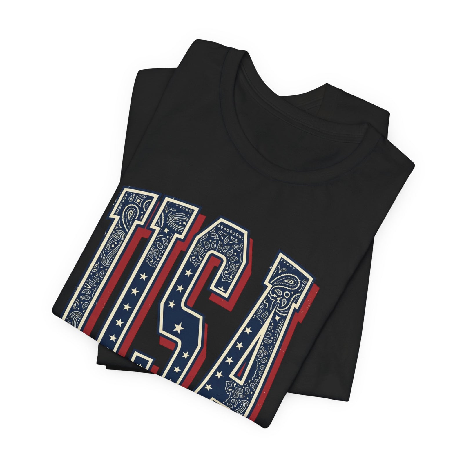 Vintage USA Graphic Tee | 4th of July Americana Stars & Stripes