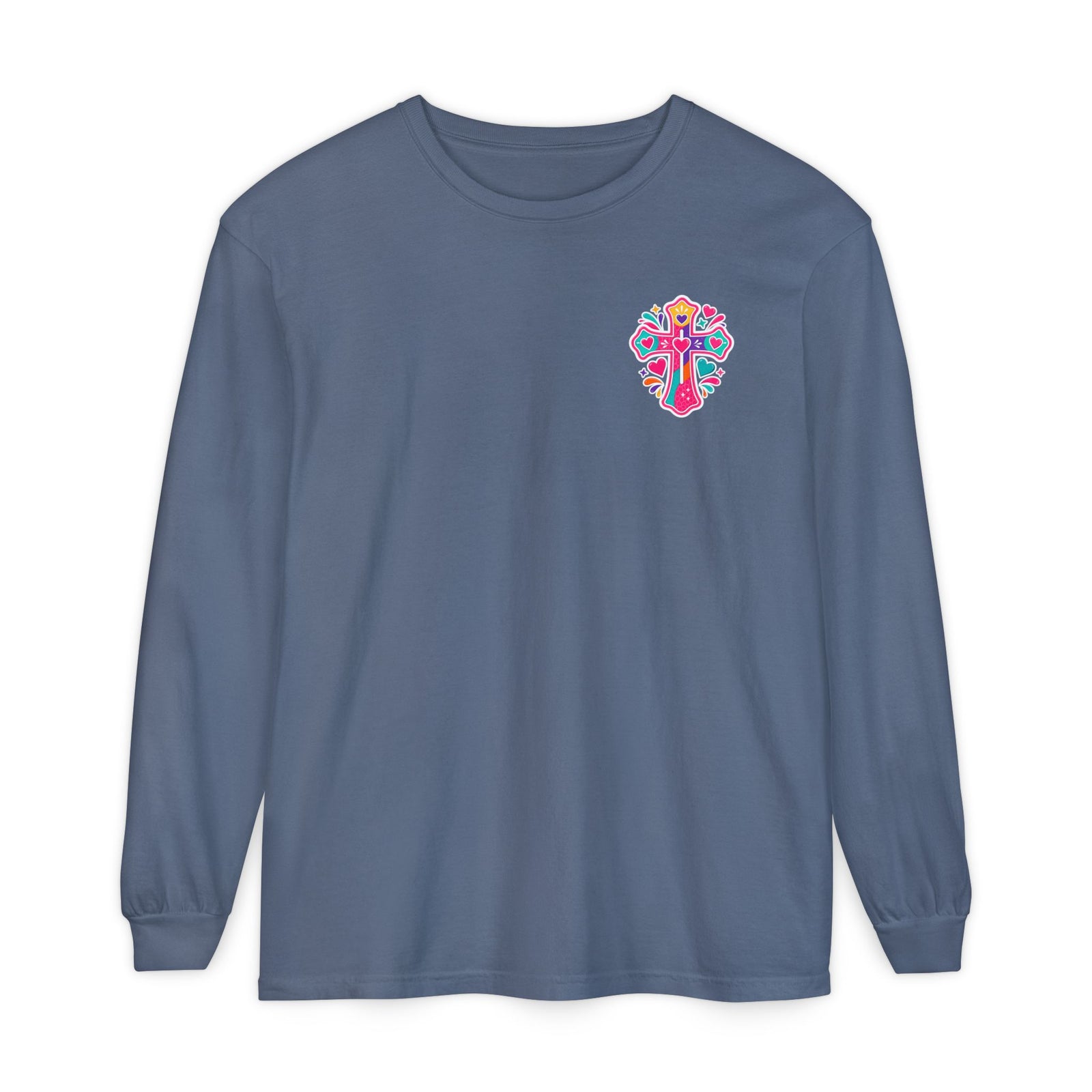 Unisex Garment-dyed Long Sleeve T-Shirt