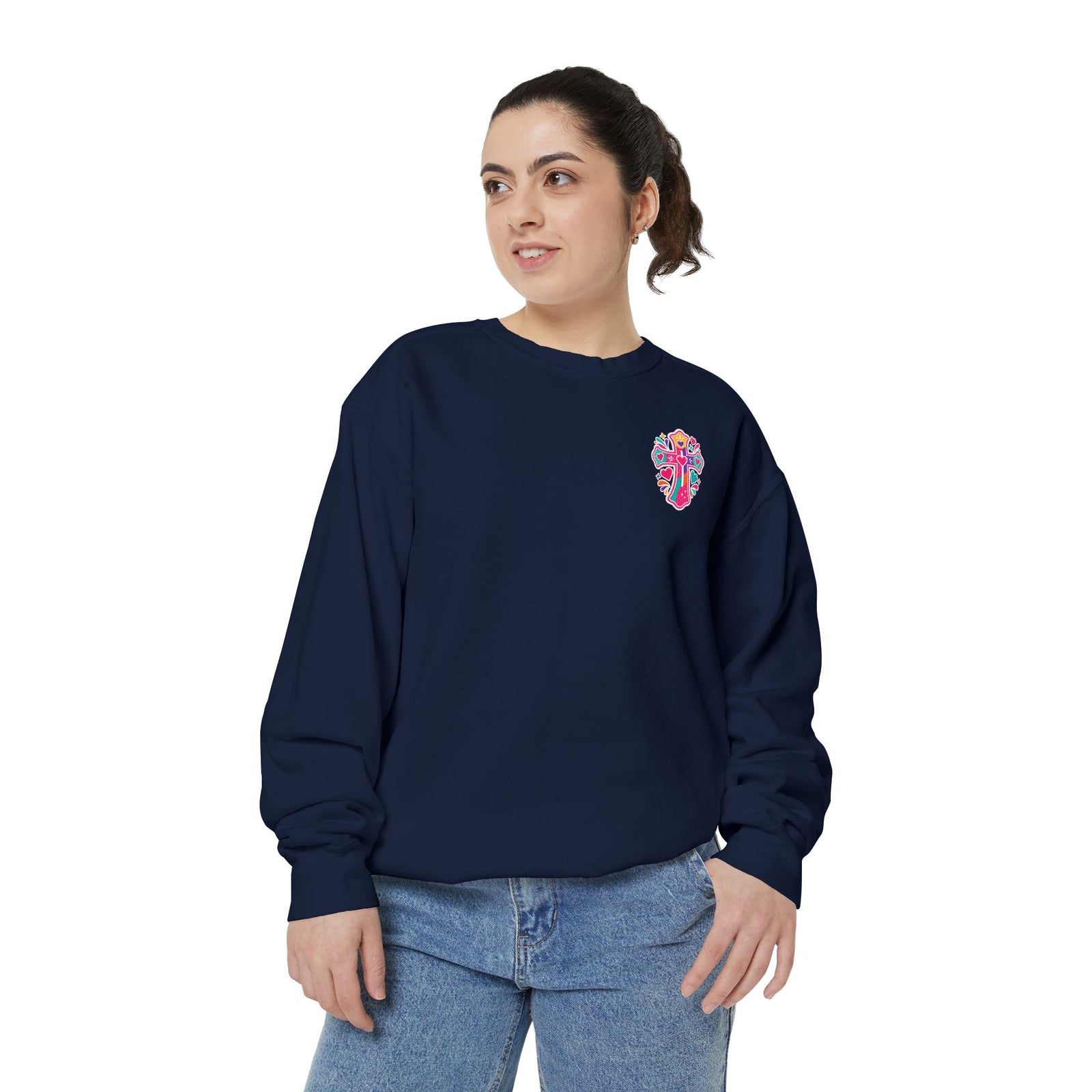Worship Music Sweatshirt — "I Sing to Worship Music Loud in My Car" Crewneck