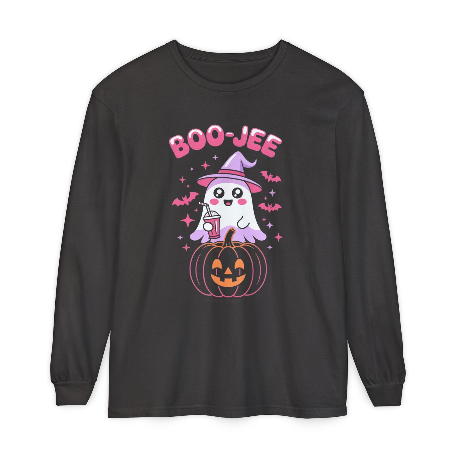 Halloween Ghost Long Sleeve Tee