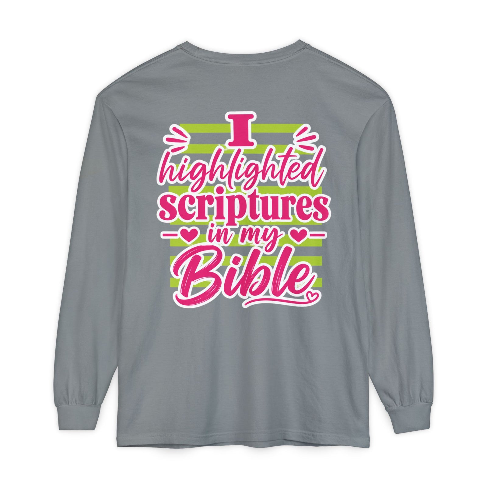 Unisex Garment-dyed Long Sleeve T-Shirt