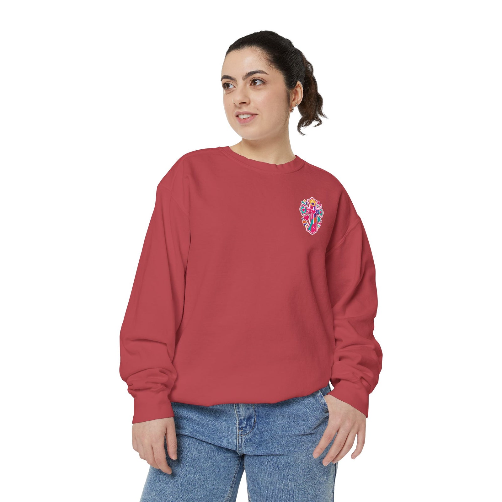 Worship Music Sweatshirt — "I Sing to Worship Music Loud in My Car" Crewneck