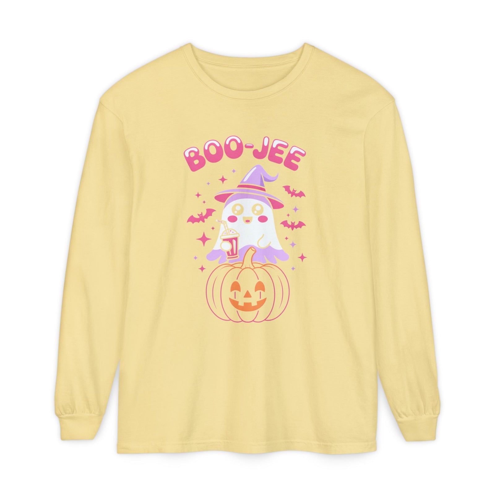 Halloween Ghost Long Sleeve Tee