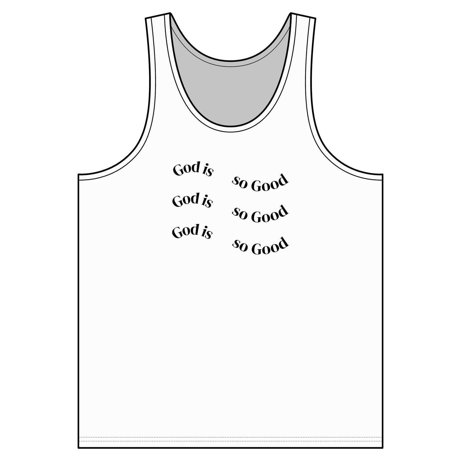 God Is So Good Tank Top — Christian Faith Graphic Tank