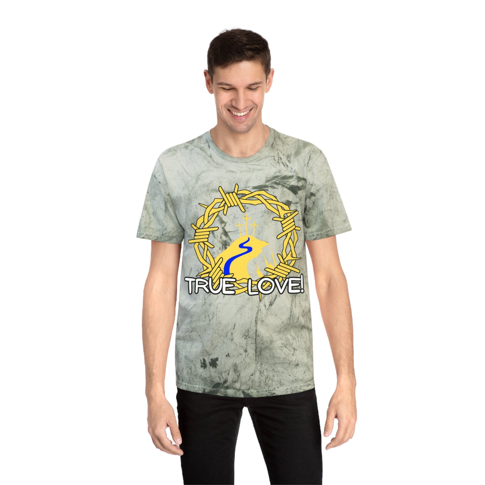True Love T-Shirt — Crown of Thorns Graphic Christian Tee