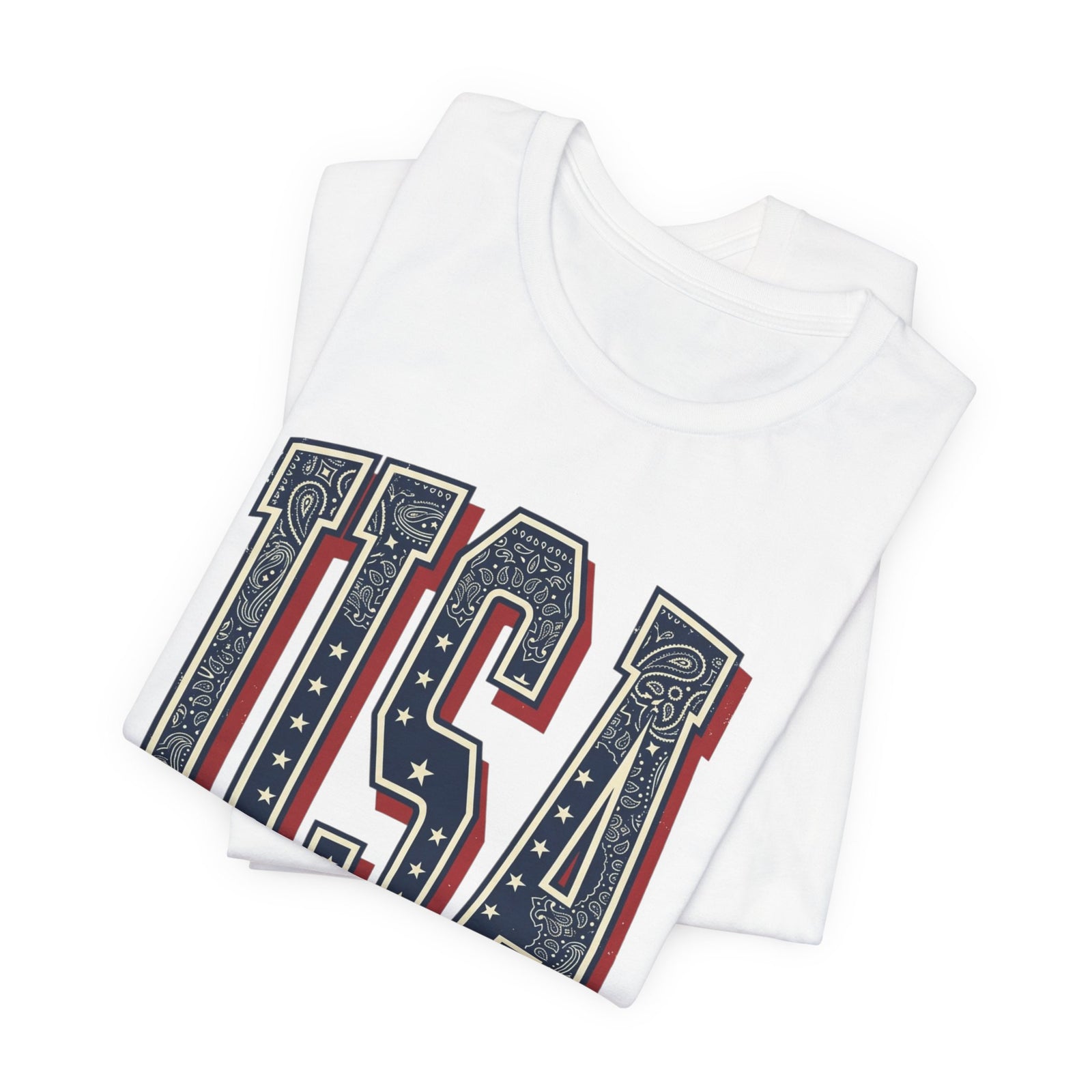 Vintage USA Graphic Tee | 4th of July Americana Stars & Stripes