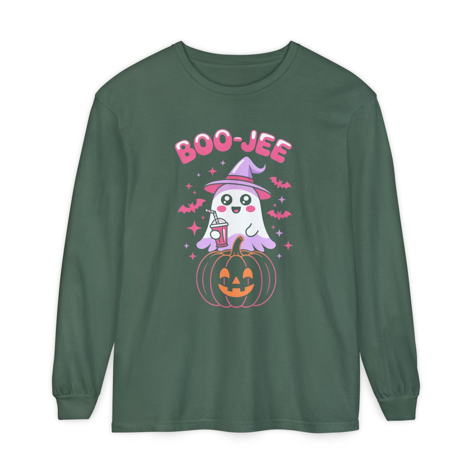 Halloween Ghost Long Sleeve Tee