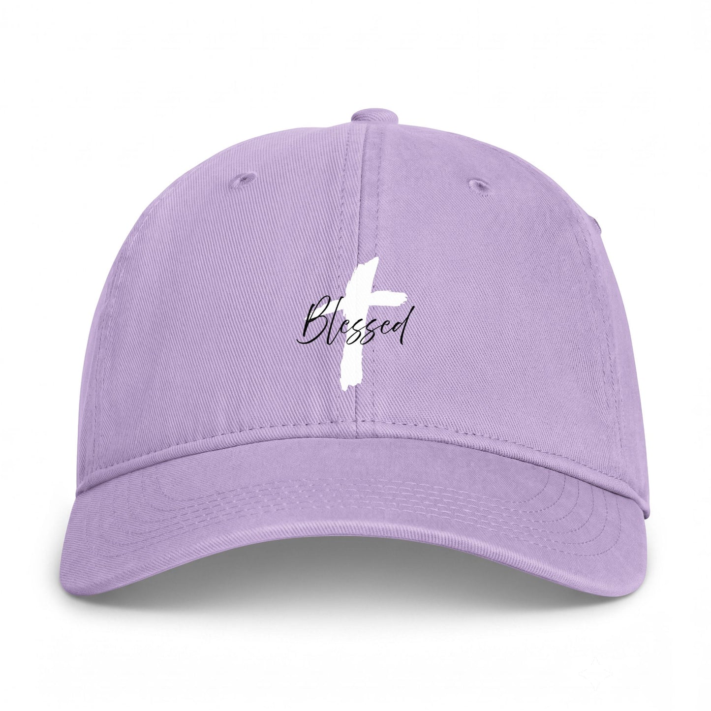 Blessed Cross Baseball Cap — Coastal Washed Cotton Hat