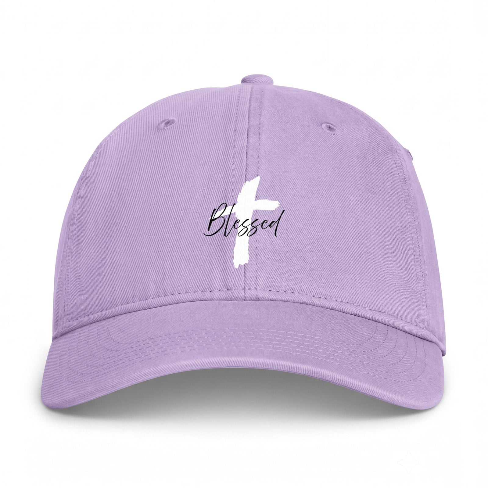 Blessed Cross Baseball Cap — Coastal Washed Cotton Hat