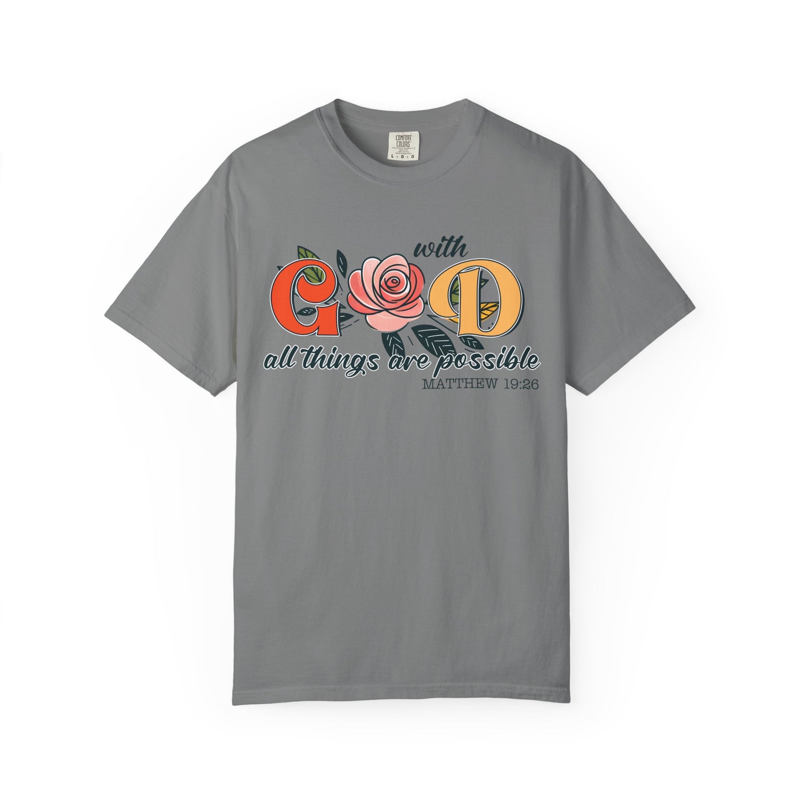 "With God All Things Are Possible" Graphic Tee
