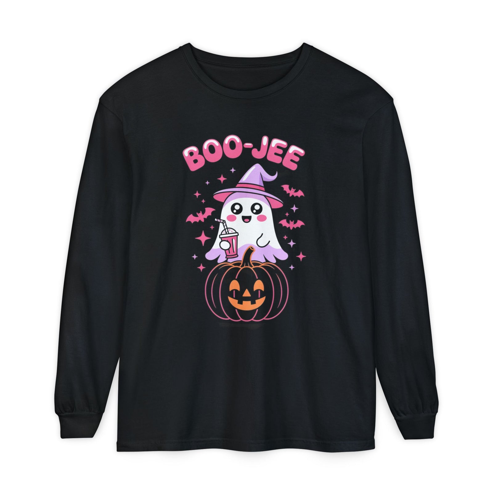 Halloween Ghost Long Sleeve Tee