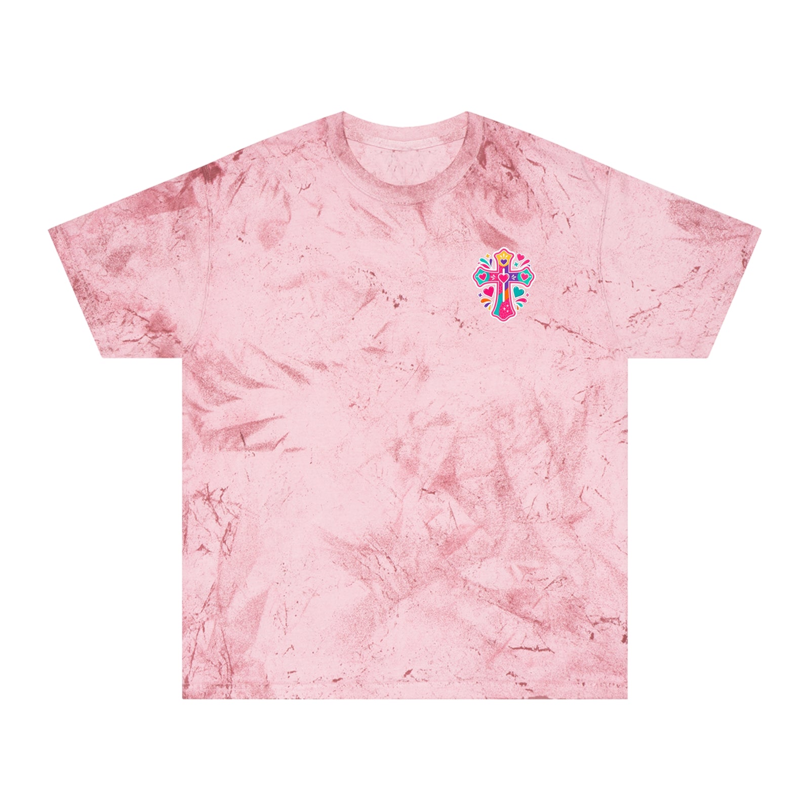 Christian Tie-Dye T-Shirt — “My Bible is Open and My Heart is Ready” Colorful Faith Tee