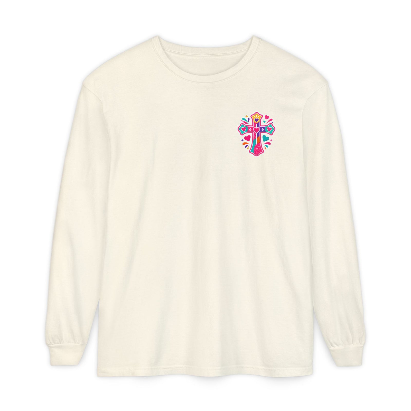 Unisex Garment-dyed Long Sleeve T-Shirt