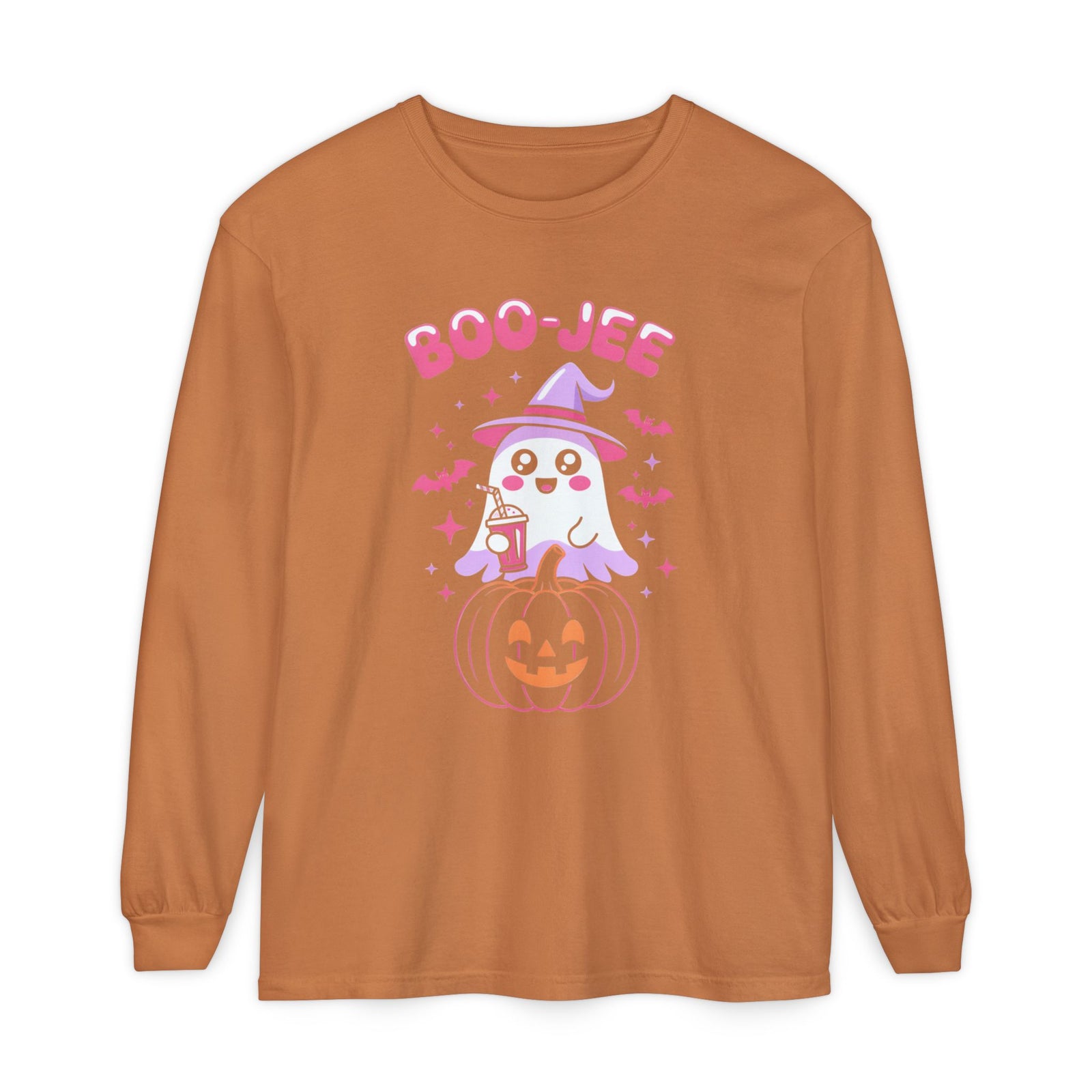 Halloween Ghost Long Sleeve Tee
