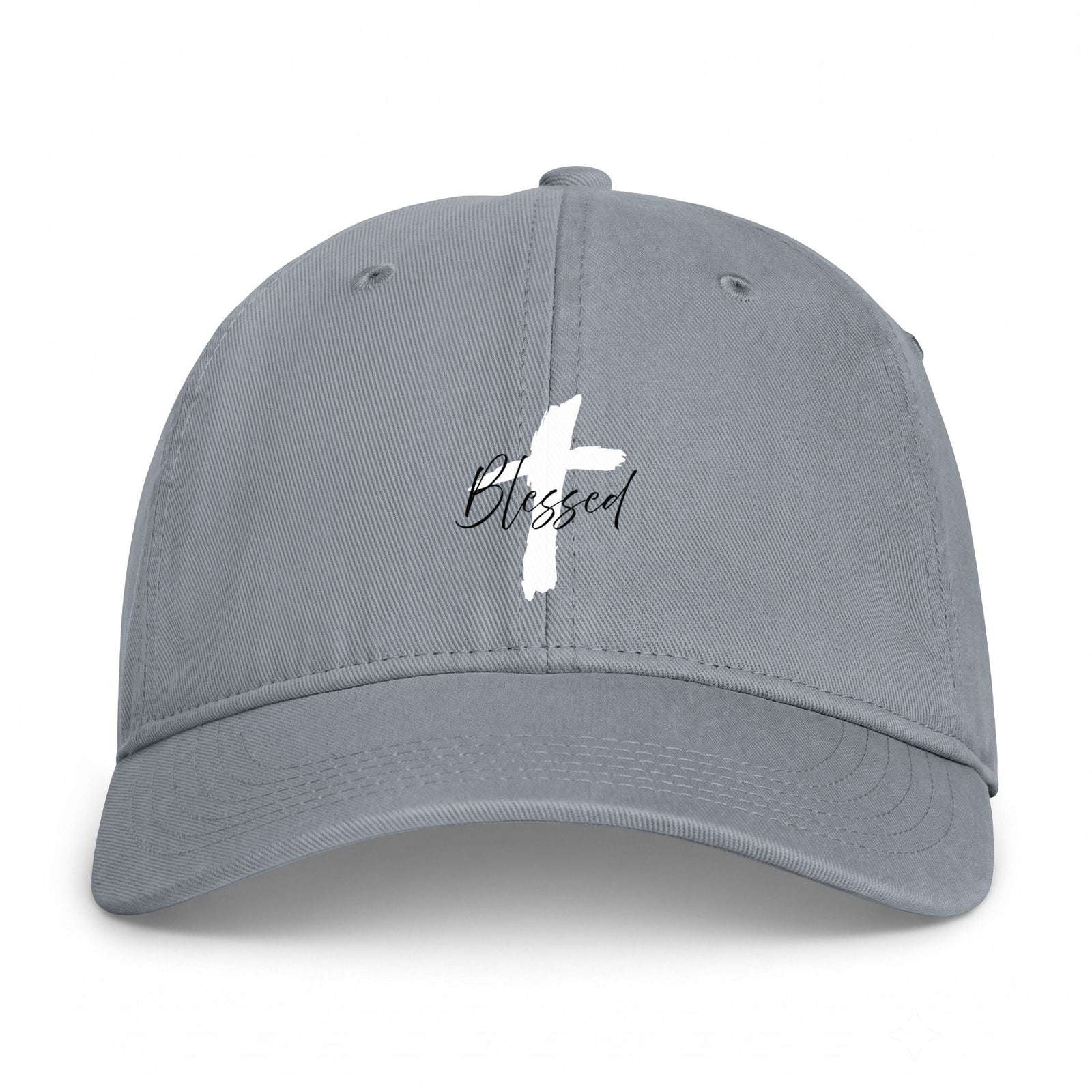 Blessed Cross Baseball Cap — Coastal Washed Cotton Hat