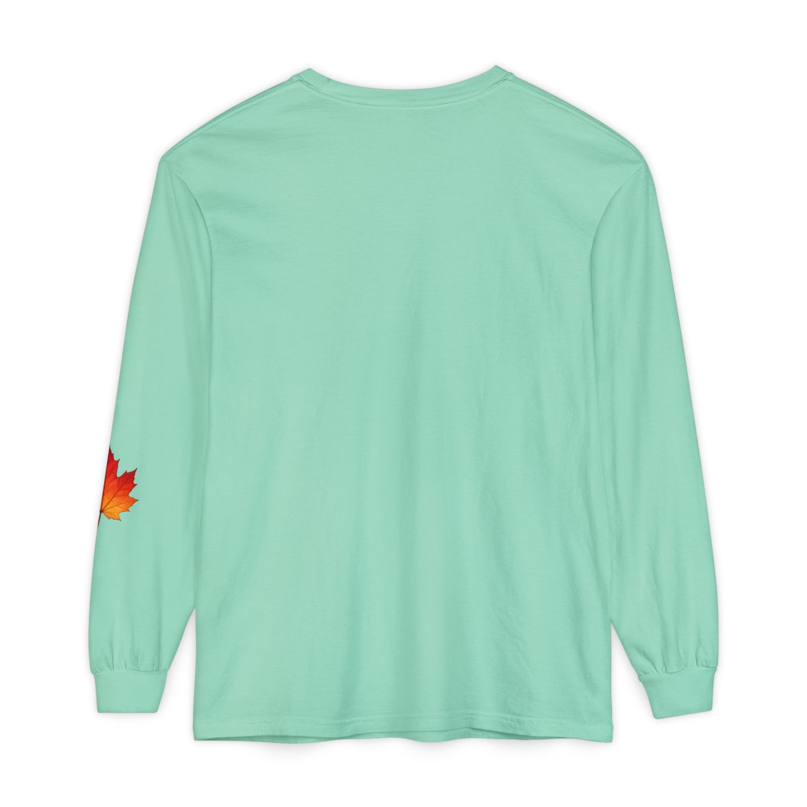 Halloween Pumpkin Long Sleeve Tee — Colorful Jack-O'-Lantern Graphic