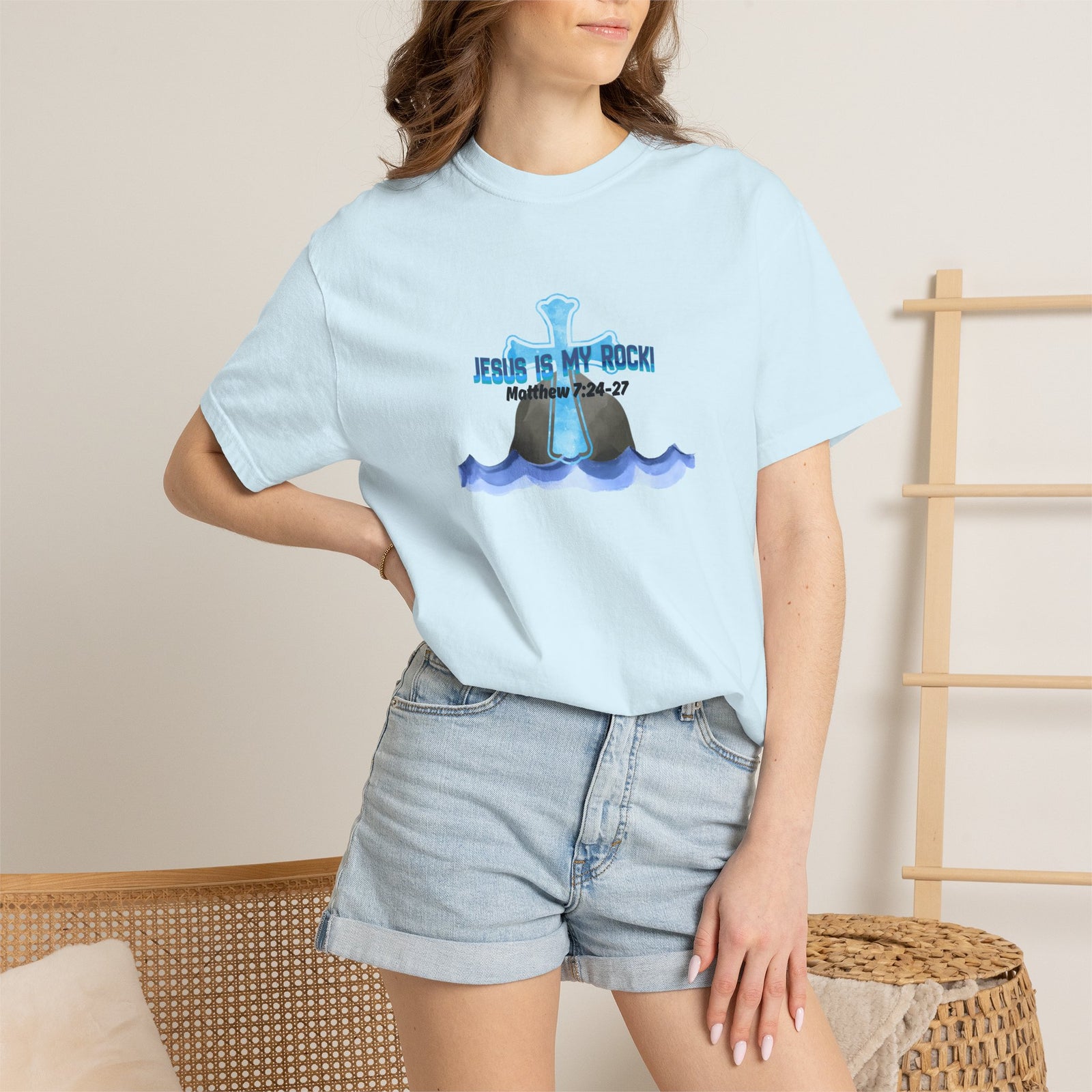 Jesus Is My Rock Graphic Tee