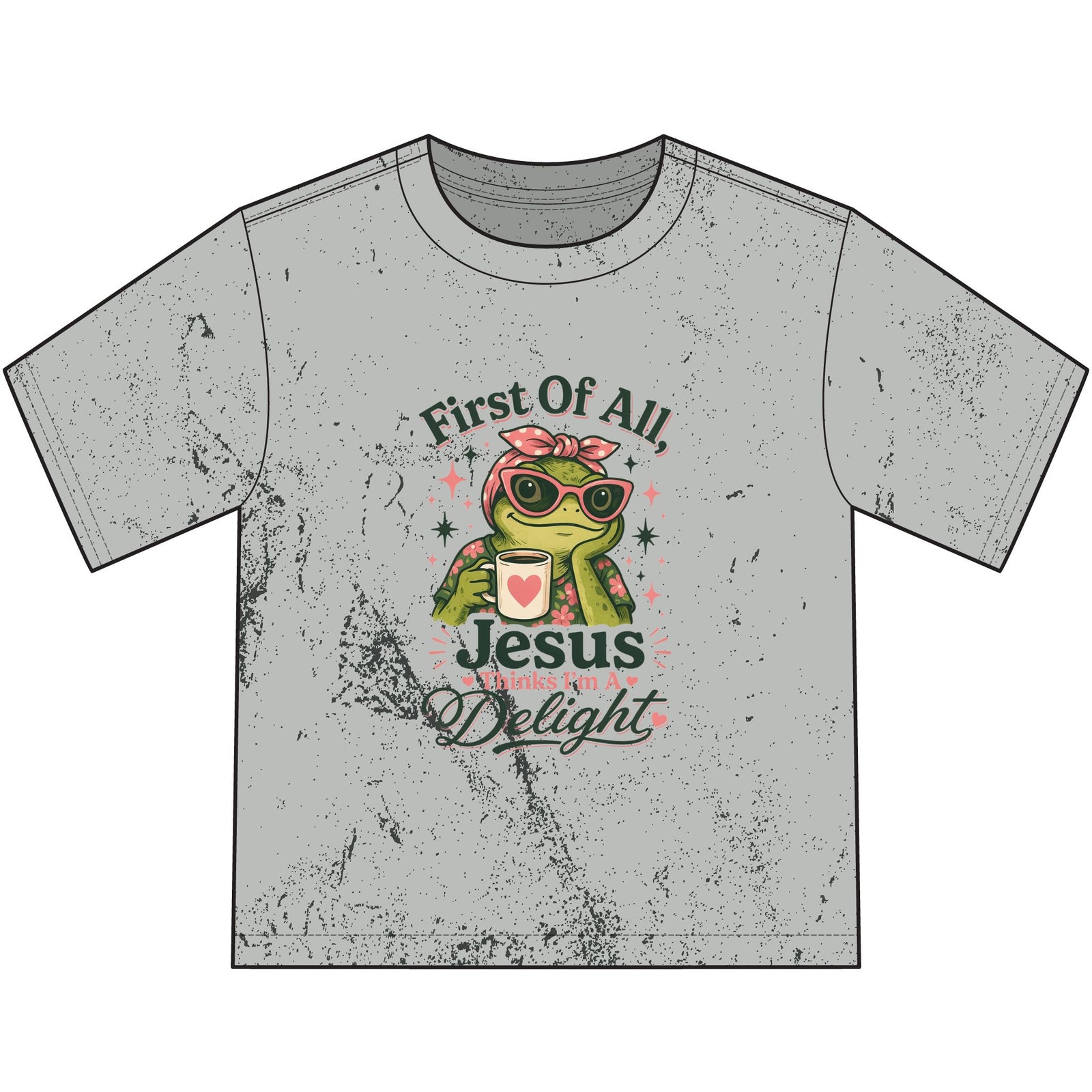 Kids "First Of All Jesus Thinks I’m A Delight" Frog T-Shirt