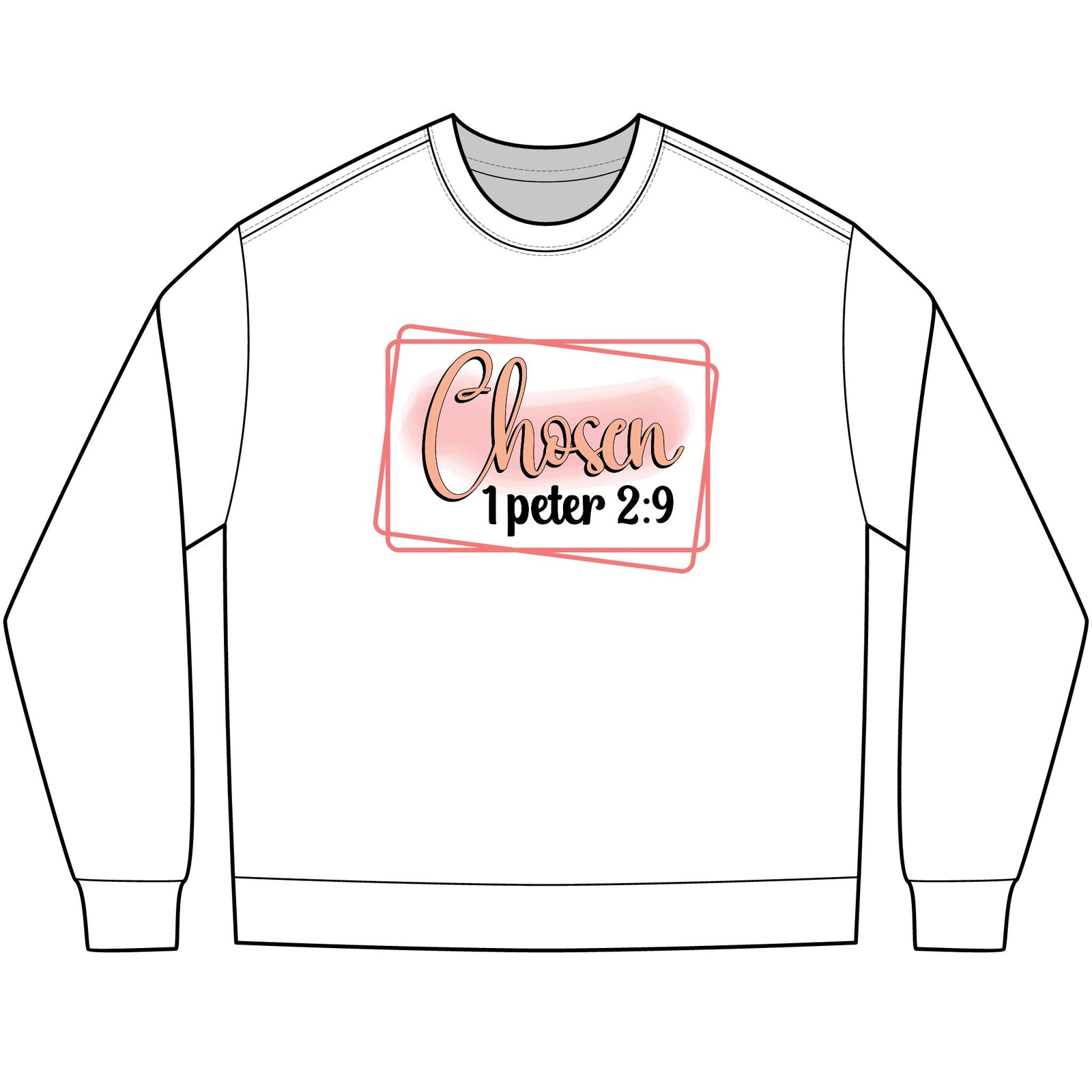 Christian 'Chosen' Long Sleeve Tee