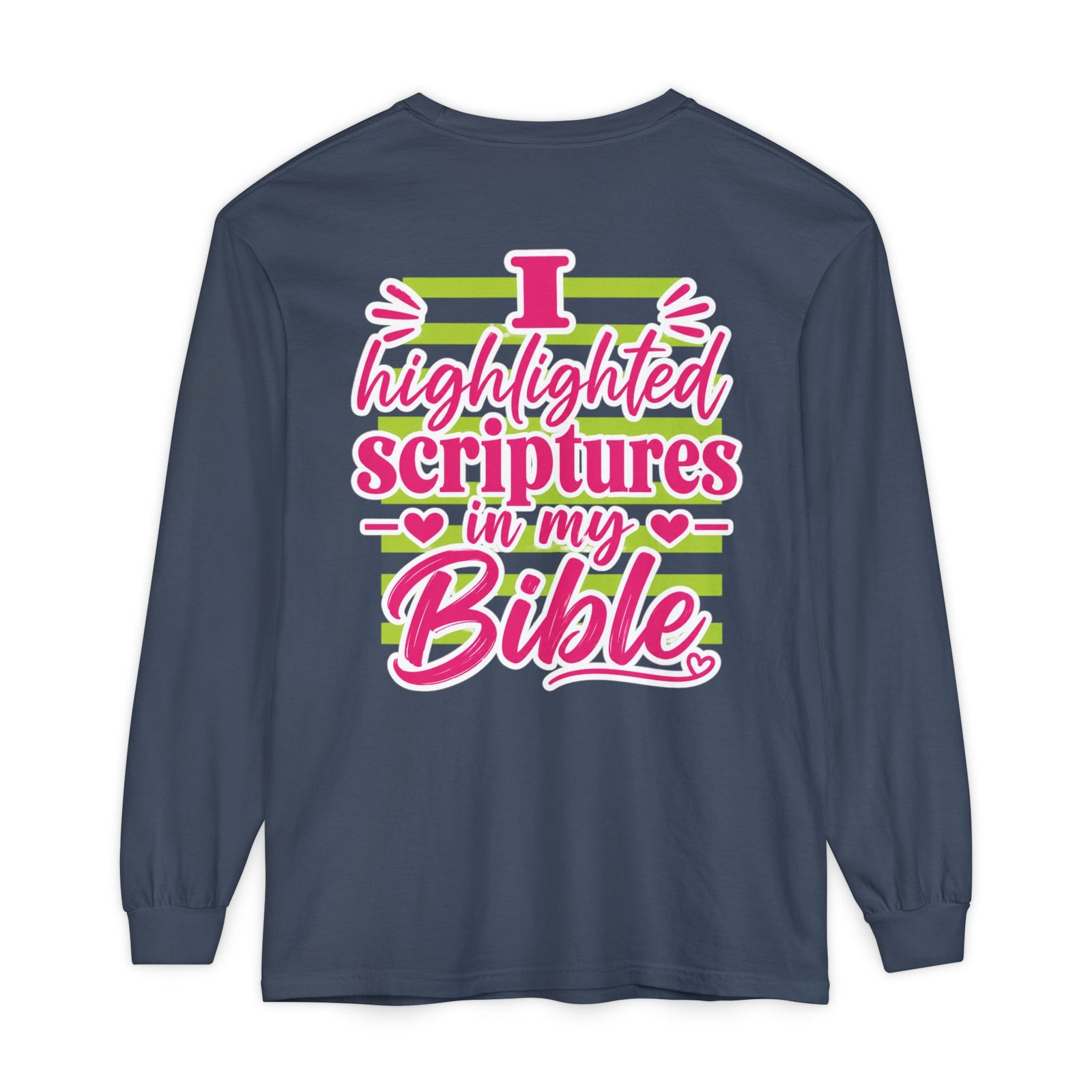 Unisex Garment-dyed Long Sleeve T-Shirt