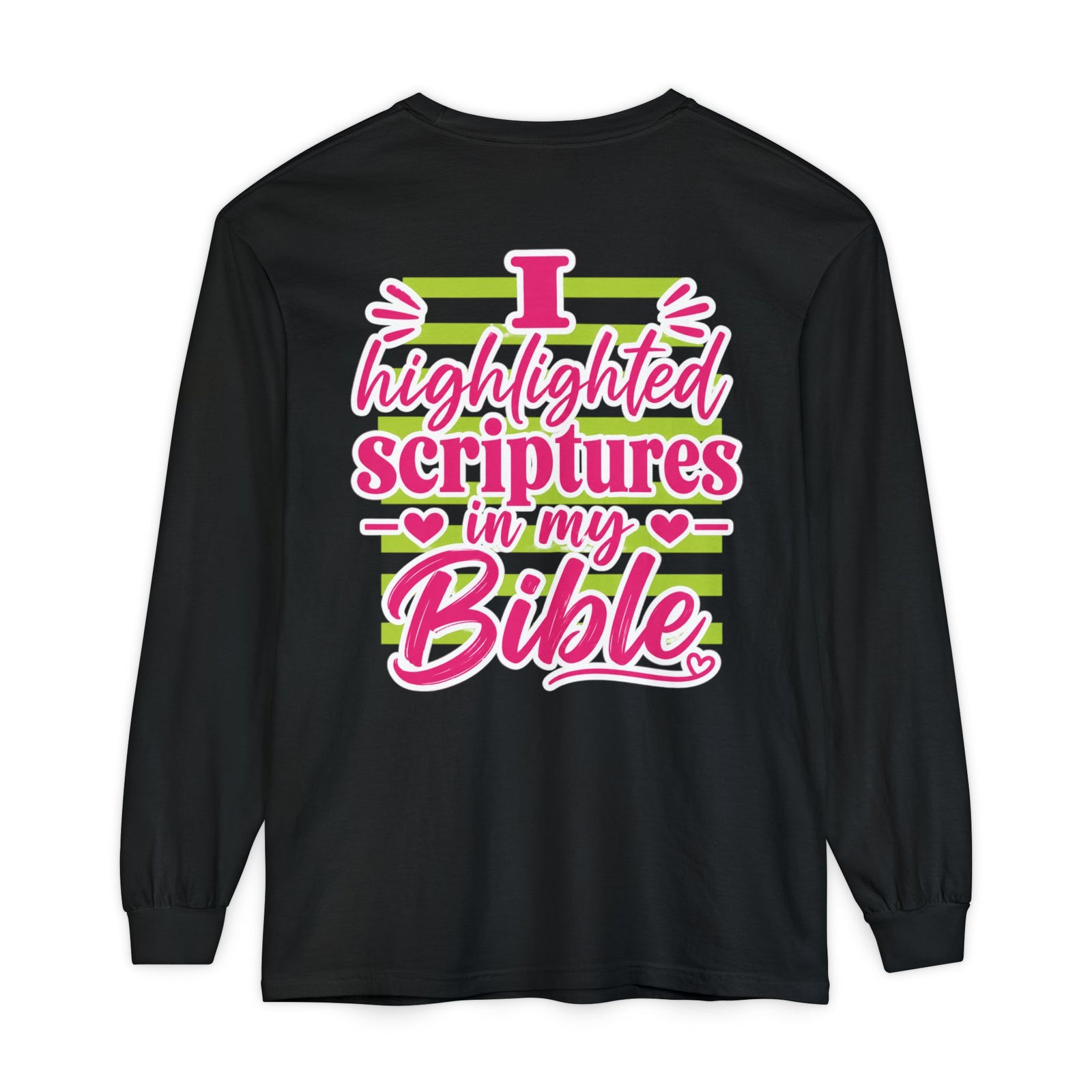Unisex Garment-dyed Long Sleeve T-Shirt