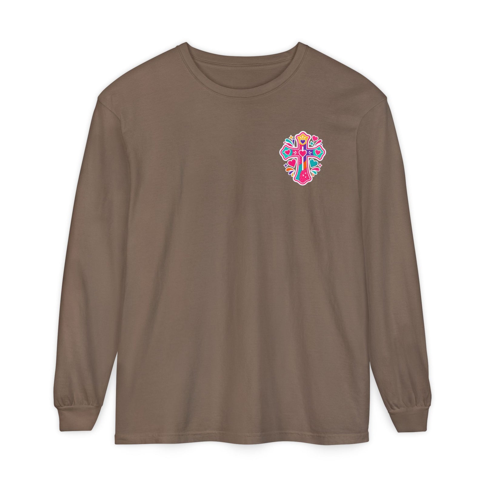 Unisex Garment-dyed Long Sleeve T-Shirt