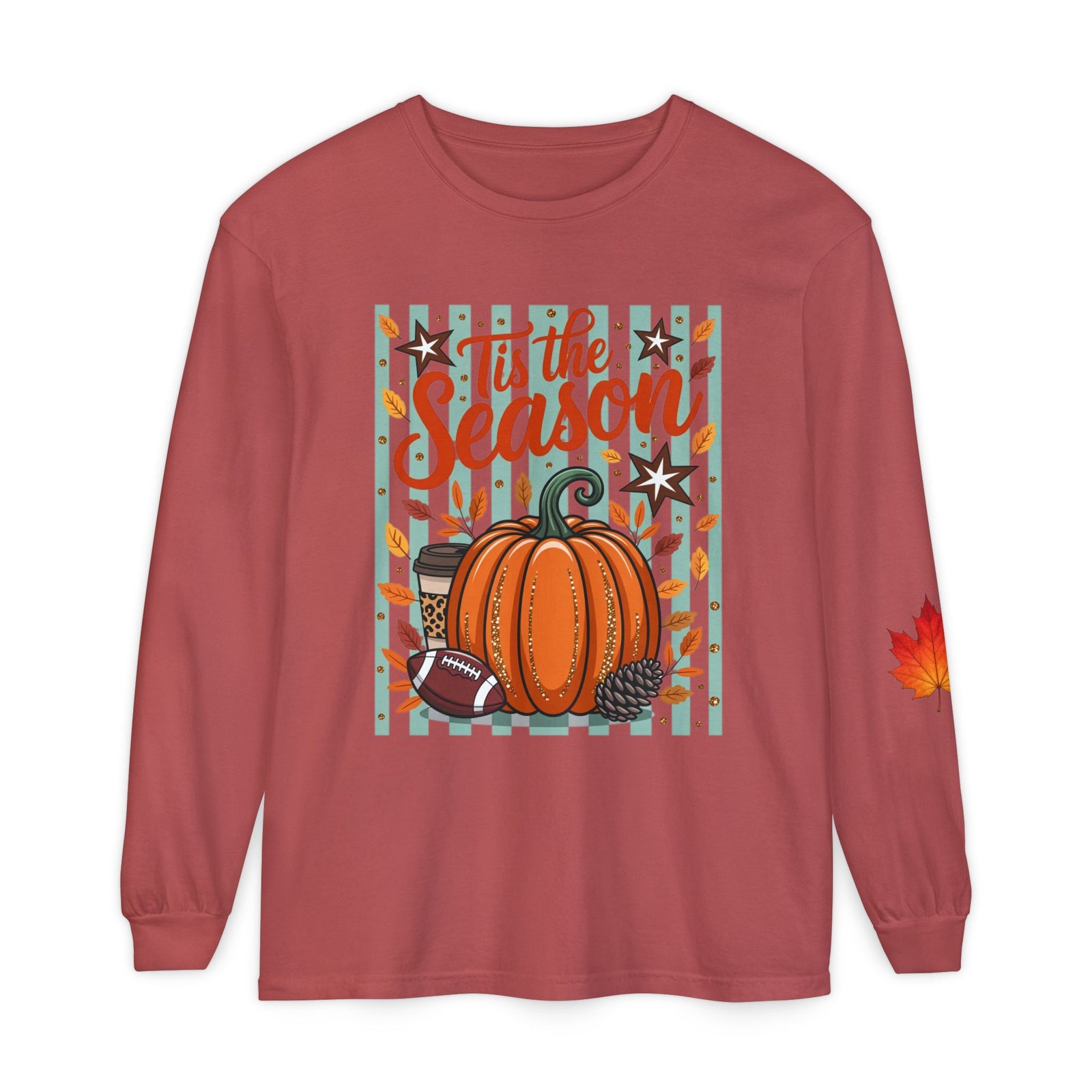 'Tis the Season Pumpkin Fall Long Sleeve Tee