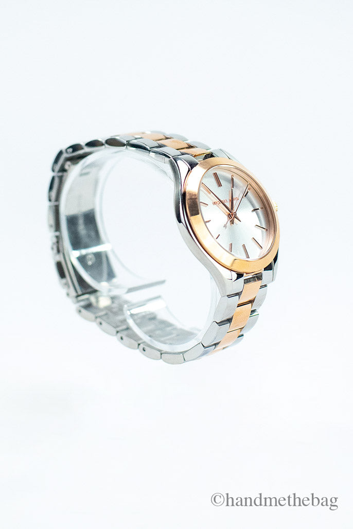 Michael Kors Slim Runway Dual-Tone Watch