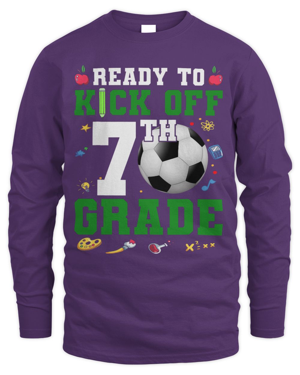Cute Soccer Ready To Kick Off 7th Grade First Day Of School Soccer Lover