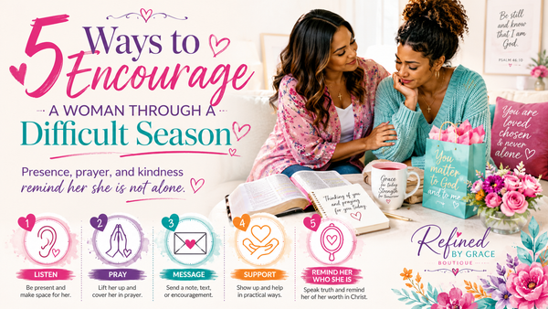 Five Ways to Encourage a Woman Who Is Going Through a Difficult Season