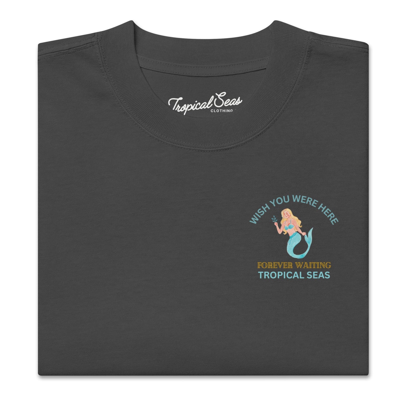 Waiting Mermaid Faded t-shirt