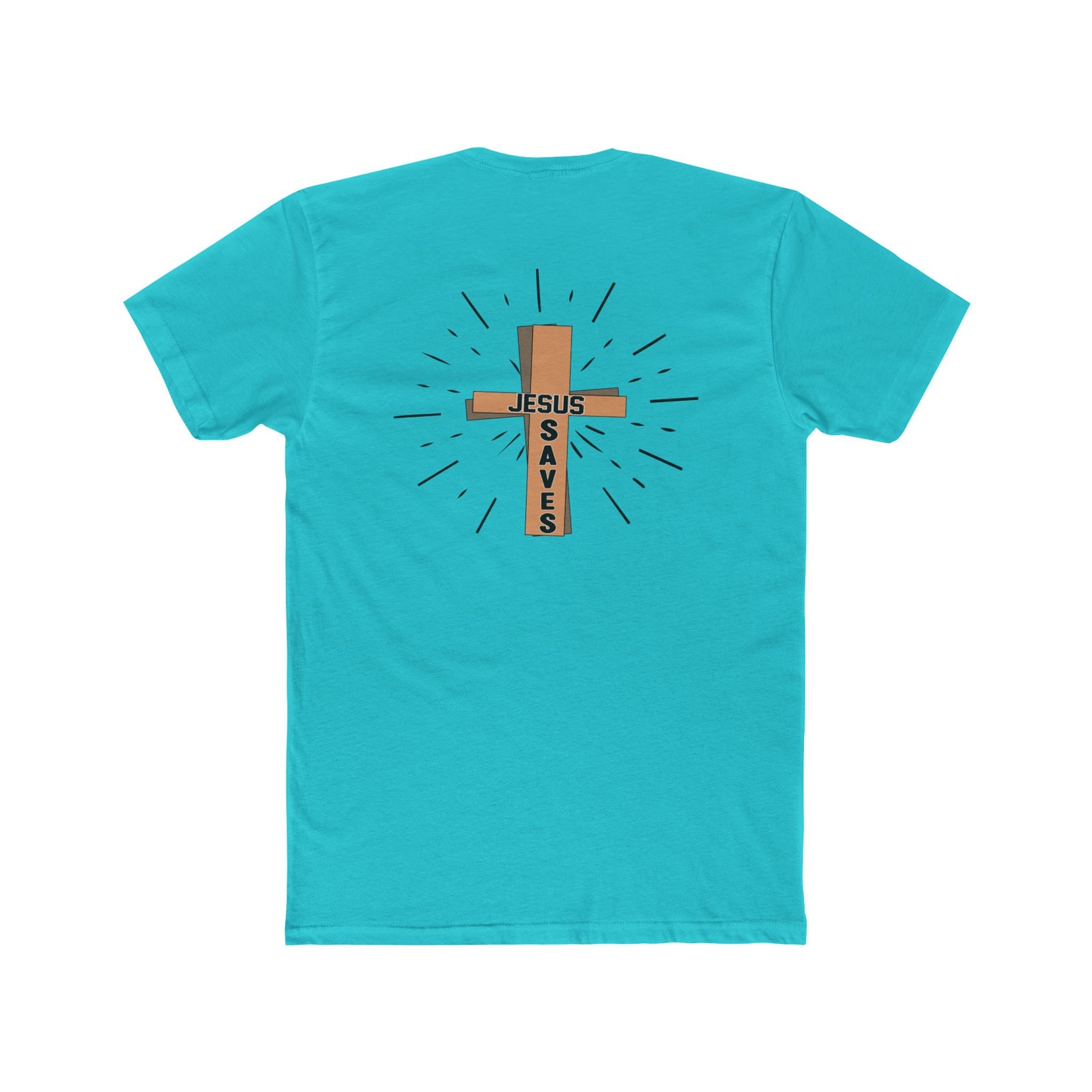 Jesus Saves Cross T‑Shirt — Christian Faith Tee