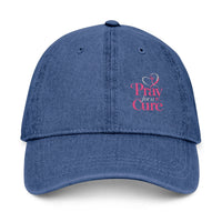 Load image into Gallery viewer, "Pray for a Cure" Embroidered Baseball Cap