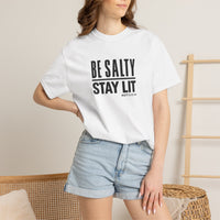 Load image into Gallery viewer, Be Salty Stay Lit Tee